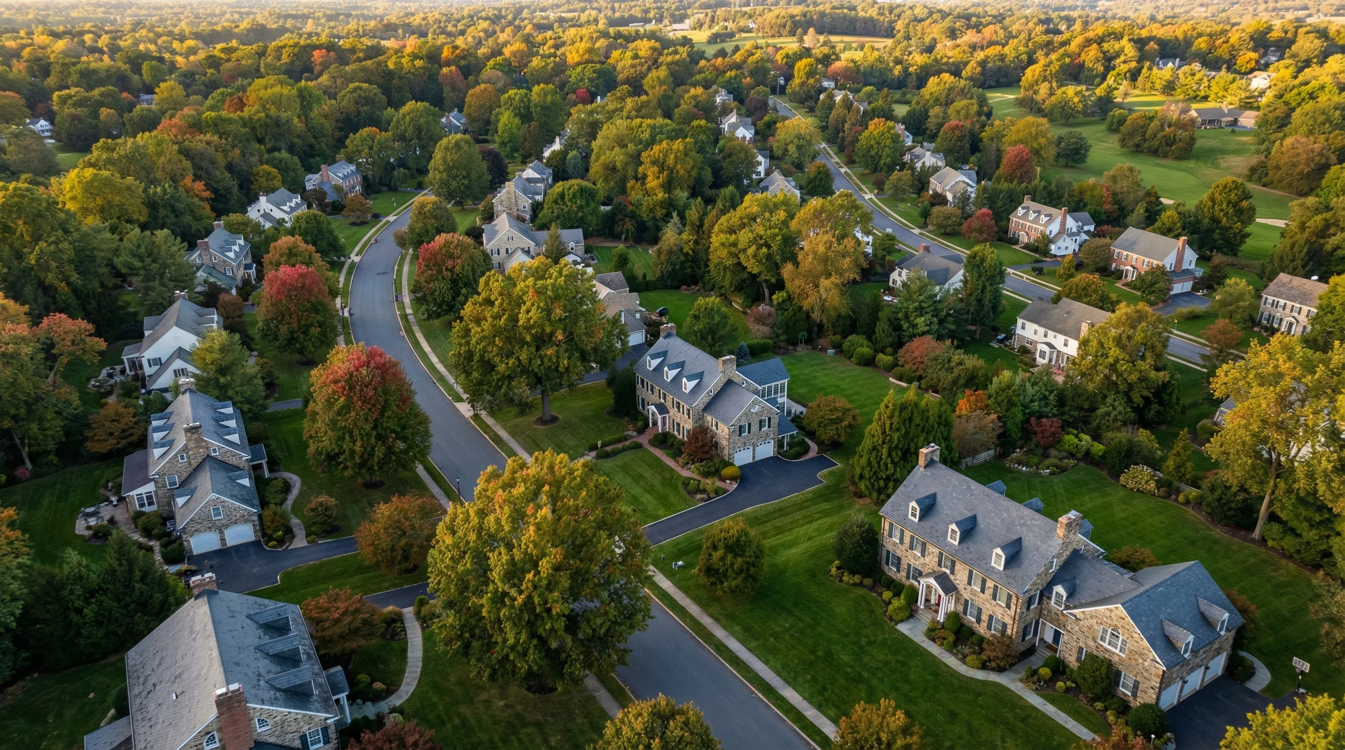 Philadelphia suburbs service area map for Casita Exteriors